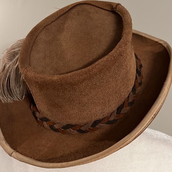 skully By Henschel Accessories Large Mens Vintage Cowboy Hat Skully
